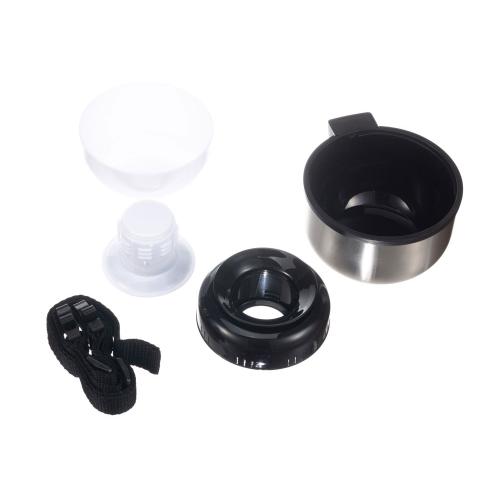 Термос Stinger, 1 л, широкий с ручкой, нержавеющая сталь, серебристый, 12,2 х 10,5 х 23; - купить необычные подарки в Воронеже