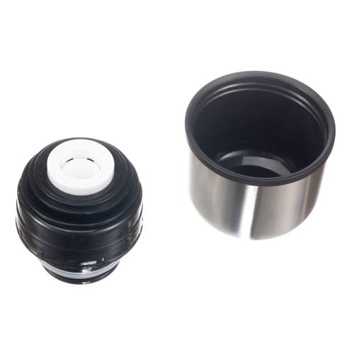 Термос Stinger с чехлом, 0,8 л, узкий, нержавеющая сталь, серебристый, 8,1 x 8,1 x 29; - купить необычные подарки в Воронеже