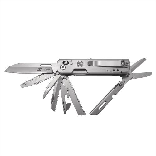 Мультитул Stinger, 92 х 30 мм, 15 функций, нержавеющая сталь, серебристый; - купить необычные подарки в Воронеже