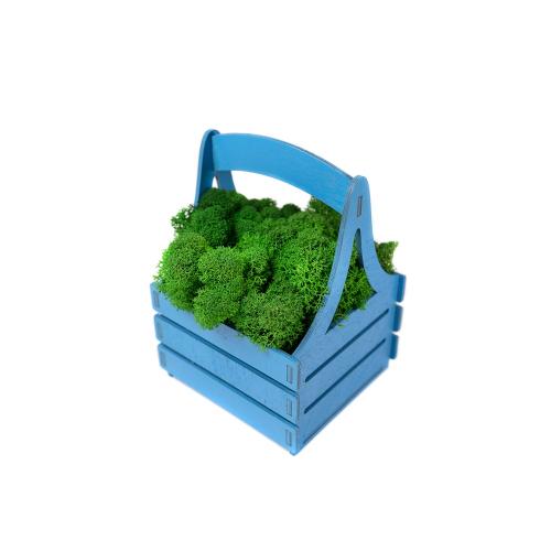 Композиция Корзинка со мхом; - купить именные сувениры в Воронеже