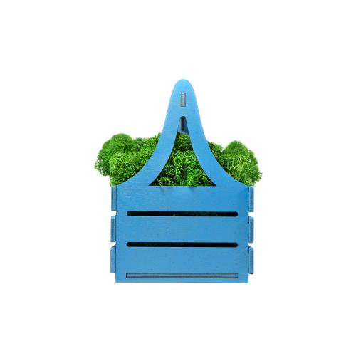 Композиция Корзинка со мхом; - купить необычные подарки в Воронеже