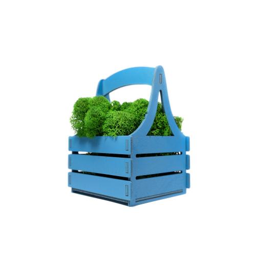 Композиция Корзинка со мхом; - купить необычные сувениры в Воронеже