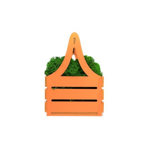 Композиция Корзинка со мхом; - купить необычные подарки в Воронеже