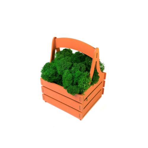 Композиция Корзинка со мхом; - купить именные сувениры в Воронеже