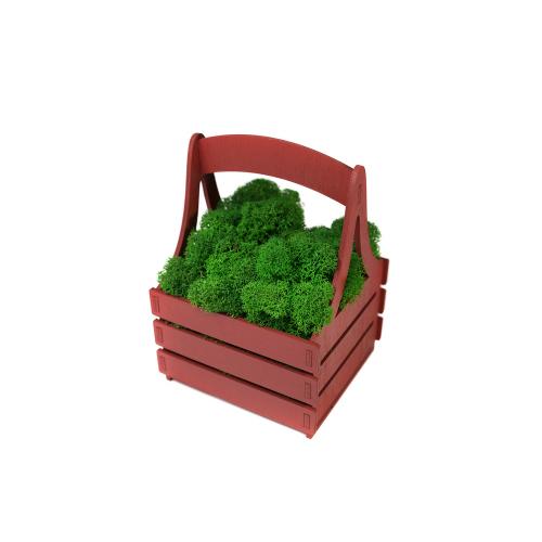 Композиция Корзинка со мхом; - купить именные сувениры в Воронеже