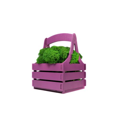 Композиция Корзинка со мхом; - купить необычные сувениры в Воронеже