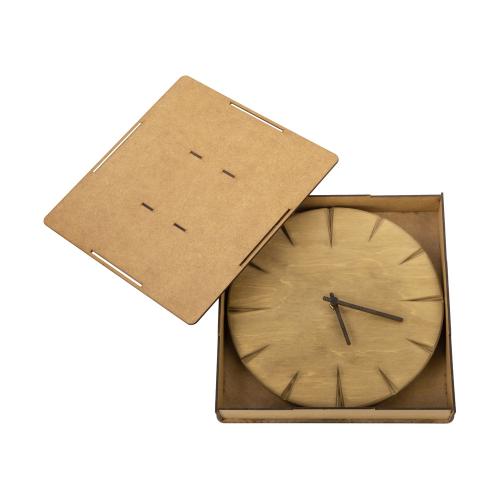 Часы деревянные Helga, 28 см; - купить необычные подарки в Воронеже