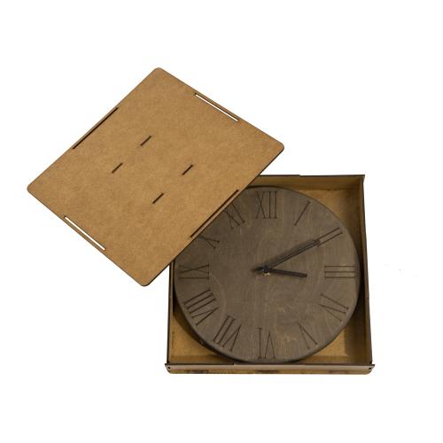 Часы деревянные Magnus, 28 см; - купить необычные подарки в Воронеже