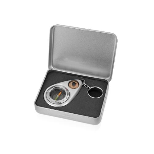 Брелок-компас с термометром; - купить необычные подарки в Воронеже