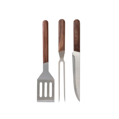 Набор для барбекю из ореха Flank; - купить именные сувениры в Воронеже