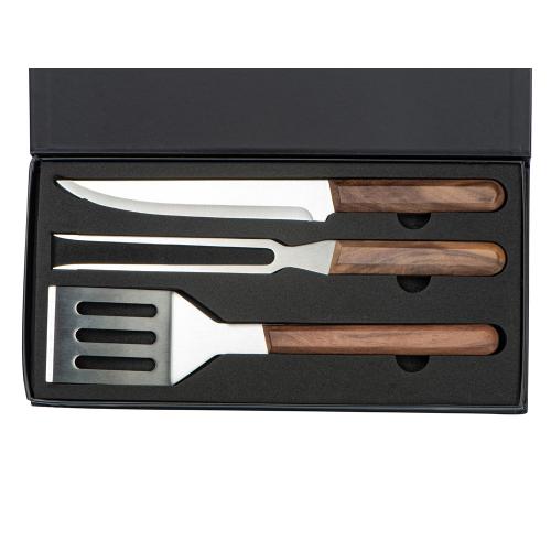 Набор для барбекю из ореха Flank; - купить необычные подарки в Воронеже