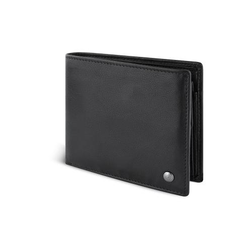 Портмоне BUGATTI ЧЕРНАЯ МАГИЯ | BLACK MAGIC, с защитой данных RFID, черное, натуральная кожа козы, 11; - купить необычные подарки в Воронеже