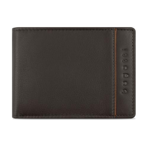 Портмоне BUGATTI БАНДА | BANDA, с защитой данных RFID, коричневое, кожа/полиэстер, 12; - купить необычные подарки в Воронеже