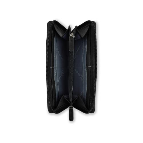 Кошелёк женский BUGATTI БАНДА | BANDA, с защитой данных RFID, чёрный, кожа козы/полиэстер, 18; - купить необычные сувениры в Воронеже