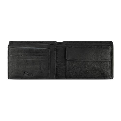 Портмоне BUGATTI ШЕДЕВР | BOMBA, с защитой данных RFID, чёрное, кожа козы/полиэстер, 12; - купить необычные сувениры в Воронеже