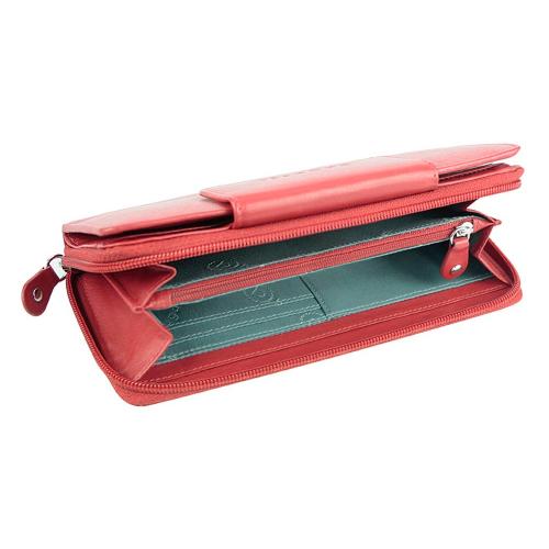 Кошелёк BUGATTI ЗЕНИТ | VERTICE, красный, натуральная воловья кожа, 19,5х3; - купить именные сувениры в Воронеже