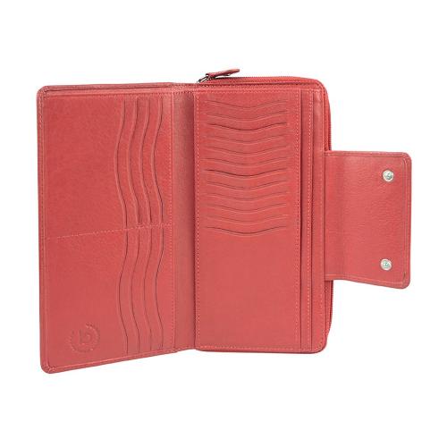 Кошелёк BUGATTI ЗЕНИТ | VERTICE, красный, натуральная воловья кожа, 19,5х3; - купить необычные сувениры в Воронеже