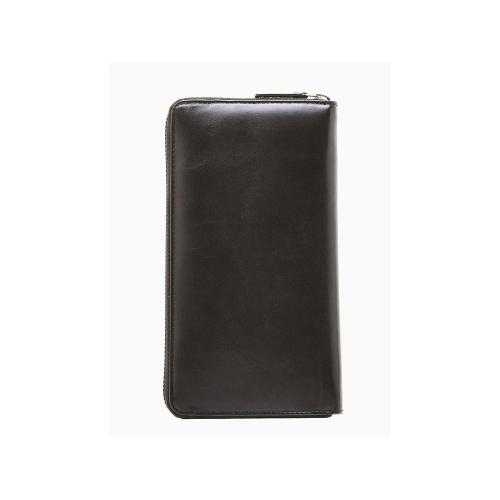 Кошелёк BUGATTI АТЛАНТА | ATLANTA, на молнии, чёрный, натуральная воловья кожа, 19,5х2,5х10; - купить подарки с логотипом в Воронеже