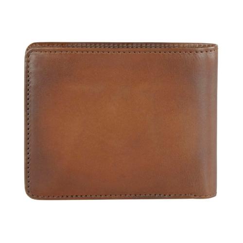 Портмоне BUGATTI ДОМ | DOMUS, с RFID защитой, коньячный цвет, натуральная воловья кожа, 12х1,5х9; - купить именные сувениры в Воронеже