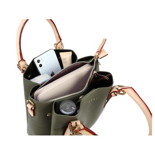 Сумка женская BUGATTI ЭЛЛА | ELLA, оливковая, полиуретан, 27х12х23; - купить именные сувениры в Воронеже