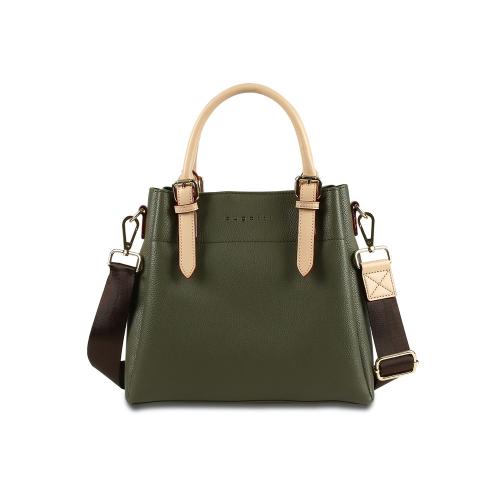 Сумка женская BUGATTI ЭЛЛА | ELLA, оливковая, полиуретан, 27х12х23; - купить необычные подарки в Воронеже