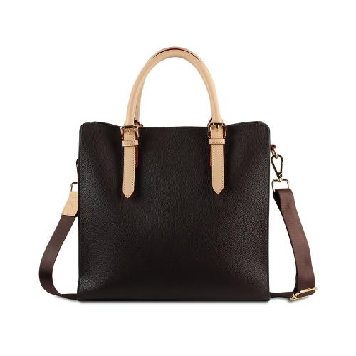 Сумка-портфель женская BUGATTI ЭЛЛА | ELLA, тёмно-коричневая, полиуретан, 30х11; - купить подарки с логотипом в Воронеже