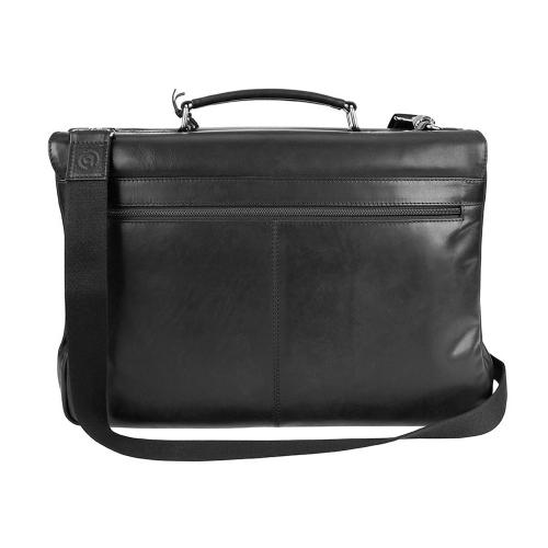 Портфель BUGATTI РОМАНО | ROMANO 15'', чёрный, натуральная воловья кожа; - купить необычные подарки в Воронеже