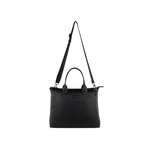 Сумка-шоппер BUGATTI ЭЛЬЗА | ELSA, чёрная, воловья кожа/полиэстер, 46х11х31; - купить необычные сувениры в Воронеже