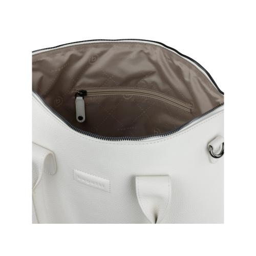 Сумка-шоппер BUGATTI ЭЛЬЗА | ELSA, белая, воловья кожа/полиэстер, 46х11х31; - купить подарки с логотипом в Воронеже