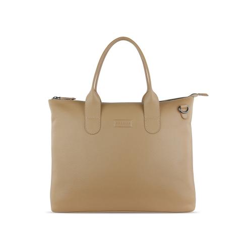 Сумка-шоппер BUGATTI ЭЛЬЗА | ELSA, песочного цвета, воловья кожа/полиэстер, 46х11х31; - купить необычные подарки в Воронеже