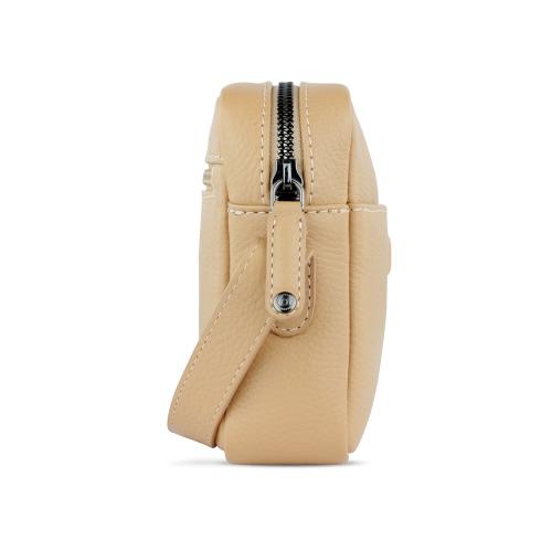 Сумка кросс-боди женская BUGATTI ЭЛЬЗА | ELSA, песочного цвета, воловья кожа/полиэстер, 19х5; - купить именные сувениры в Воронеже