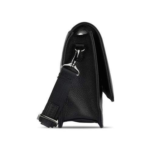 Сумка через плечо женская BUGATTI ЭЛЬЗА | ELSA, чёрная, воловья кожа/полиэстер, 25х8; - купить именные сувениры в Воронеже