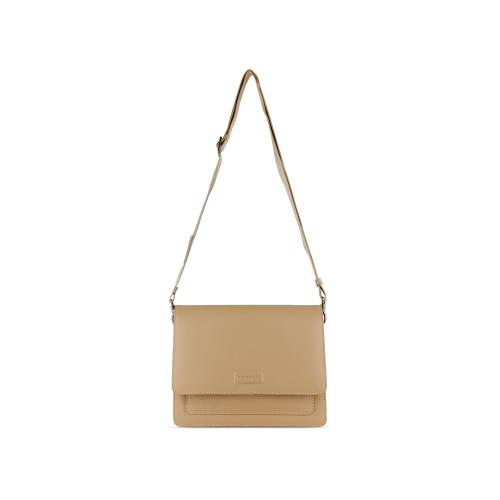 Сумка через плечо женская BUGATTI ЭЛЬЗА | ELSA, песочного цвета, воловья кожа/полиэстер, 25х8; - купить необычные сувениры в Воронеже