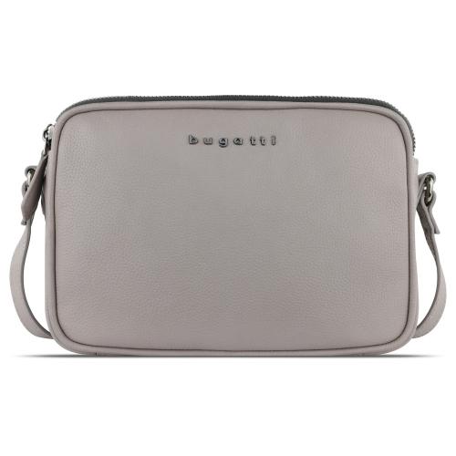 Сумка кросс-боди женская BUGATTI БЕЛЛА | BELLA, бежевая, воловья кожа/полиэстер, 22х6х15; - купить необычные подарки в Воронеже