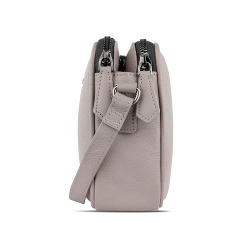 Сумка кросс-боди женская BUGATTI БЕЛЛА | BELLA, бежевая, воловья кожа/полиэстер, 22х6х15; - купить именные сувениры в Воронеже