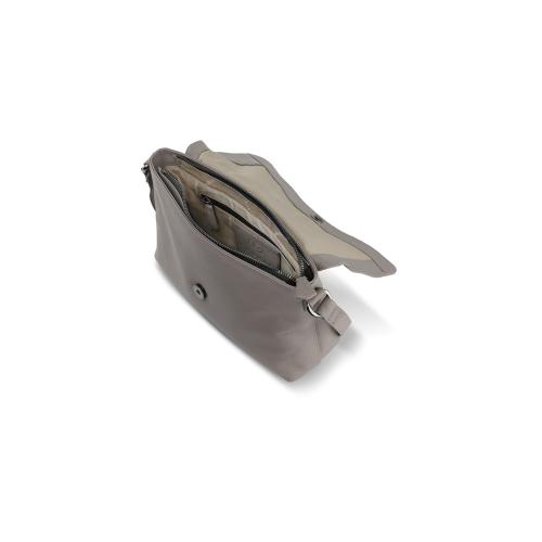 Сумка наплечная женская BUGATTI Bella, бежевая, воловья кожа/полиэстер; - купить подарки с логотипом в Воронеже