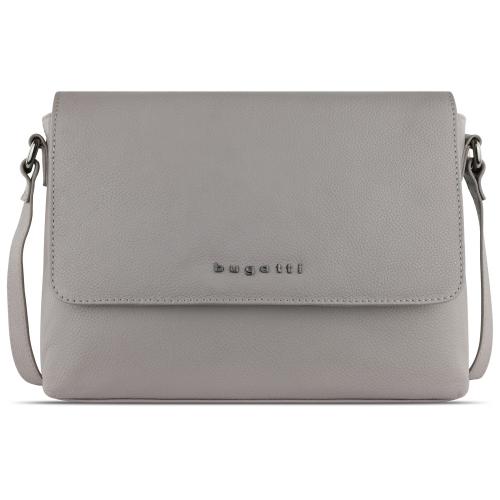 Сумка наплечная женская BUGATTI Bella, бежевая, воловья кожа/полиэстер; - купить необычные подарки в Воронеже