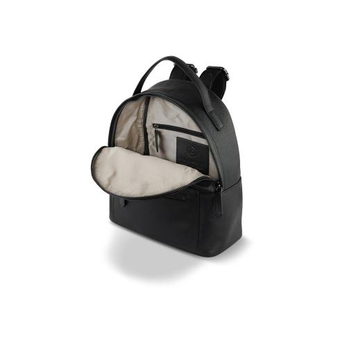 Рюкзак женский BUGATTI БЕЛЛА | BELLA, чёрный, воловья кожа/полиэстер, 24; - купить именные сувениры в Воронеже