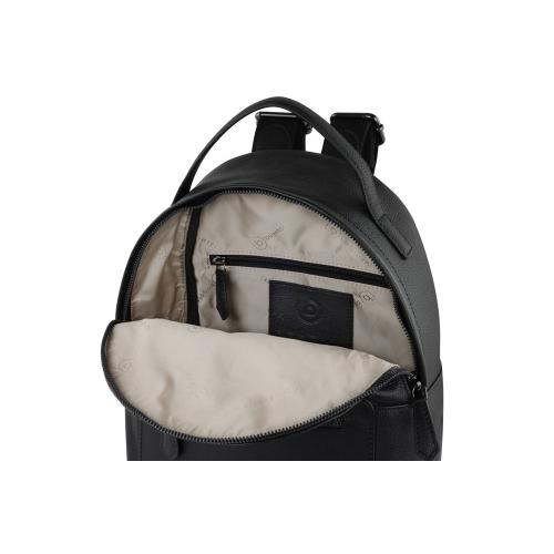 Рюкзак женский BUGATTI БЕЛЛА | BELLA, чёрный, воловья кожа/полиэстер, 24; - купить подарки с логотипом в Воронеже