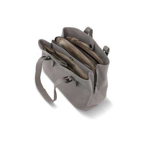 Сумка женская BUGATTI БЕЛЛА | BELLA, бежевая, воловья кожа/полиэстер; - купить именные сувениры в Воронеже