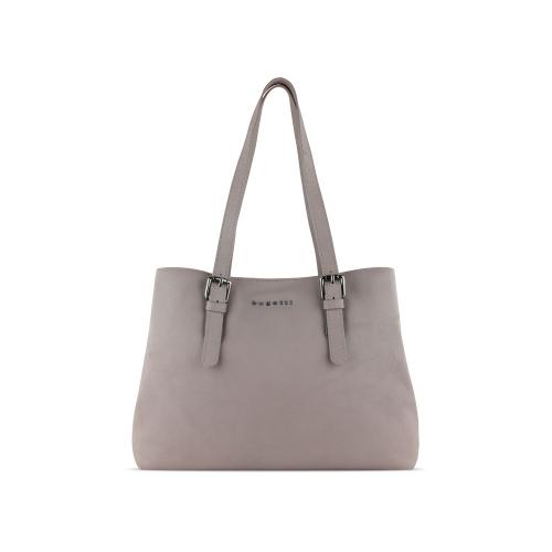 Сумка женская BUGATTI БЕЛЛА | BELLA, бежевая, воловья кожа/полиэстер; - купить необычные подарки в Воронеже