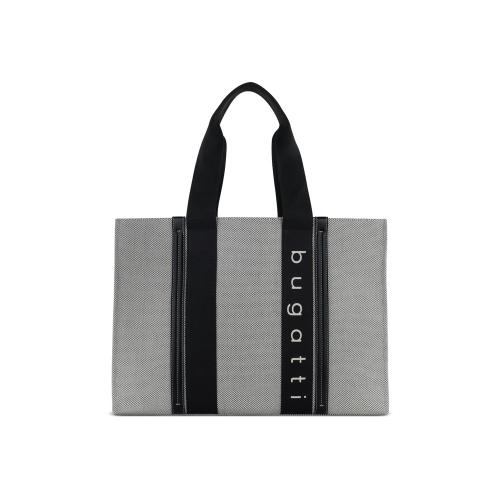 Сумка-тоут женская BUGATTI АМБРА | AMBRA, серо-черный цвет, хлопок/полиэстер; - купить необычные подарки в Воронеже