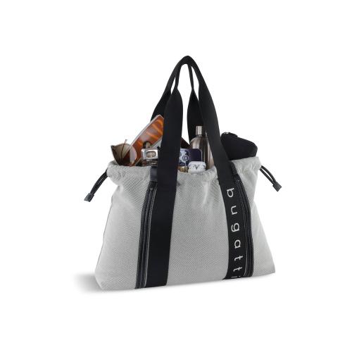 Сумка-шоппер женская BUGATTI АМБРА | AMBRA, серо-черный цвет, хлопок/полиэстер; - купить подарки с логотипом в Воронеже