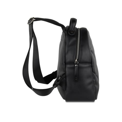 Рюкзак женский BUGATTI КАРА | CARA, чёрный, полиуретан, 25,5х11х27,5 см; - купить подарки с логотипом в Воронеже