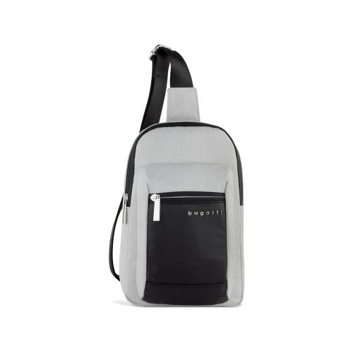 Сумка кросс-боди мужская BUGATTI СЕРА | SERA, светло-серая, полиэстер, 17х6х26,5 см, 2; - купить необычные подарки в Воронеже