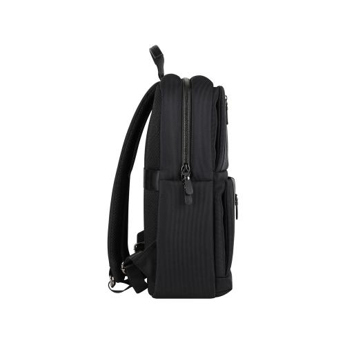 Рюкзак мужской BUGATTI НЕРО | NERO 16'', чёрный, нейлон 1680D/кожа, 29; - купить именные сувениры в Воронеже