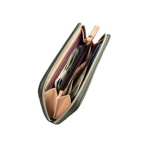 Кошелек женский BUGATTI ЭЛЛА | ELLA, оливковый, полиуретан; - купить именные сувениры в Воронеже