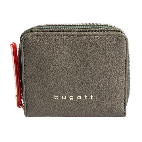 Кошелёк женский BUGATTI ЭЛЛА | ELLA, оливковый, полиуретан; - купить необычные подарки в Воронеже