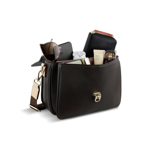 Сумка женская BUGATTI ЭЛЛА | ELLA, тёмно-коричневая, полиуретан; - купить подарки с логотипом в Воронеже