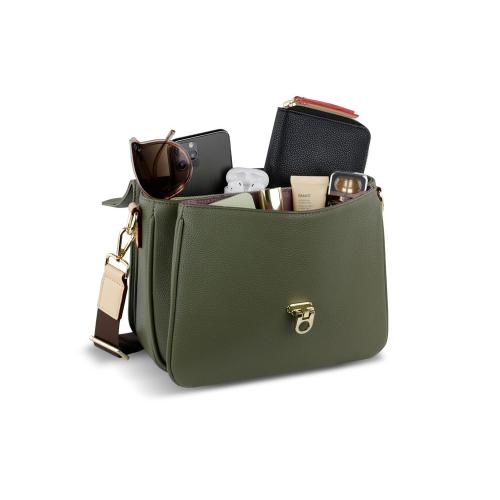 Сумка женская BUGATTI ЭЛЛА | ELLA, оливковая, полиуретан; - купить подарки с логотипом в Воронеже